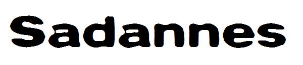Sadannes字体