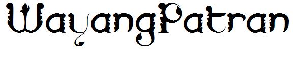WayangPatran字体
