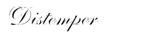 Distemper字体