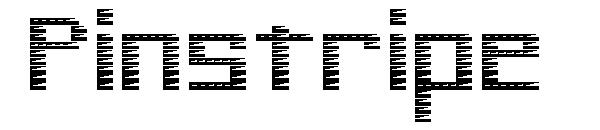 Pinstripe字体