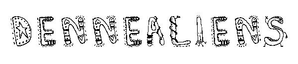 DenneAliens字体