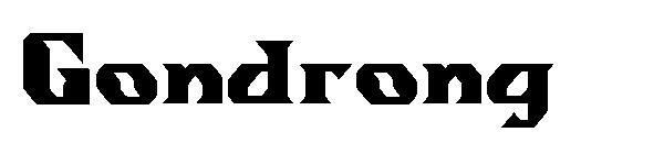 Gondrong字体