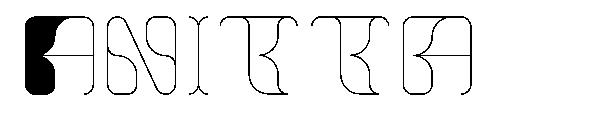 Anitta字体