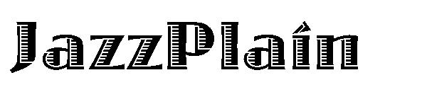 JazzPlain字体