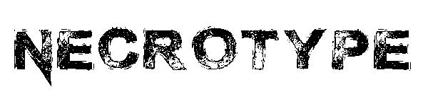 Necrotype字体