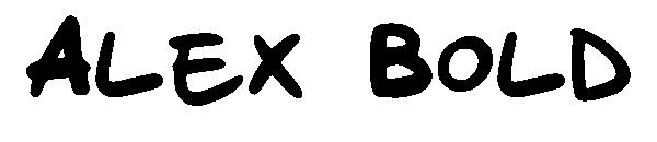 Alex Bold字体