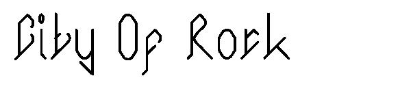 City Of Rock字体