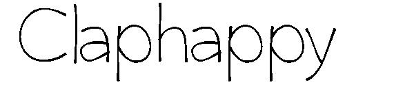 Claphappy字体
