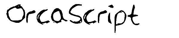 OrcaScript字体