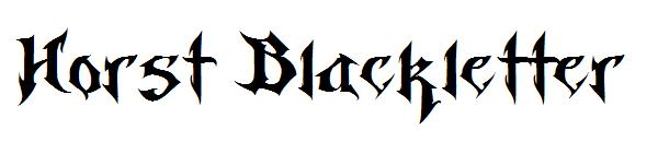 Horst Blackletter字体