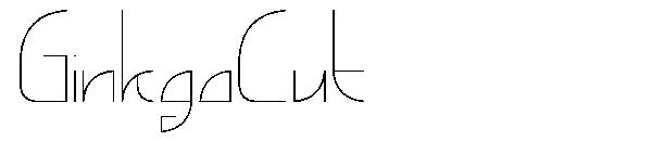 GinkgoCut字体