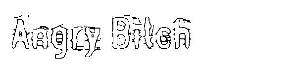 Angry Bitch字体