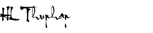 HL Thuphap字体