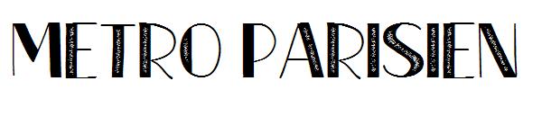 Metro Parisien字体
