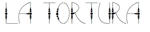 La Tortura字体