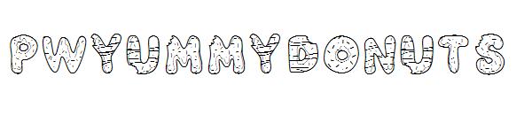 PWYummyDonuts字体