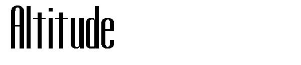 Altitude字体