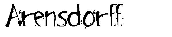 Arensdorff字体