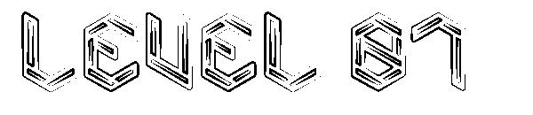 Level 01字体