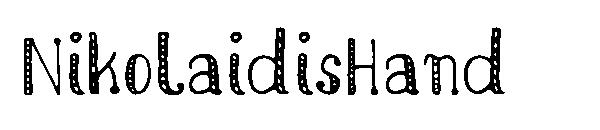 NikolaidisHand字体