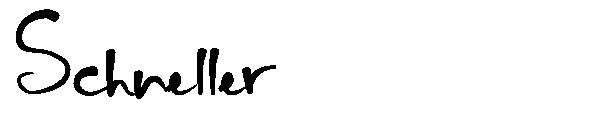 Schneller字体