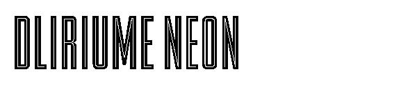 Dliriume Neon字体