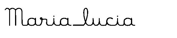 Maria_lucia字体