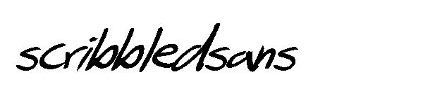 scribbledsans字体