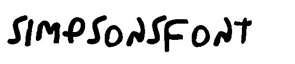 simpsonsfont字体
