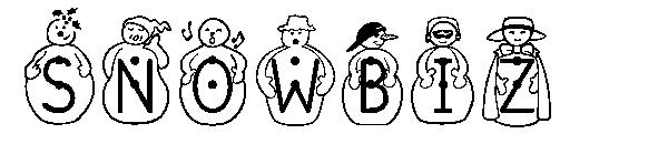 snowbiz字体