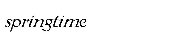springtime字体