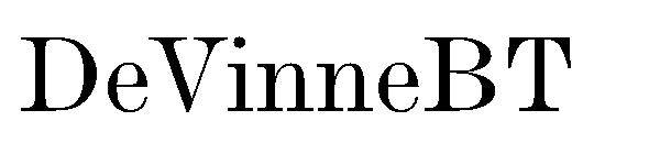 DeVinneBT字体