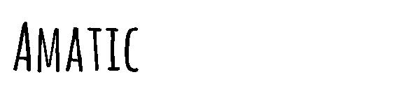 Amatic字体