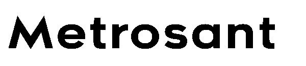 Metrosant字体
