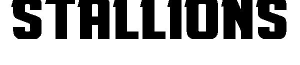 Stallions字体