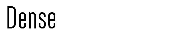 Dense字体