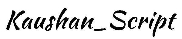 Kaushan_Script字体