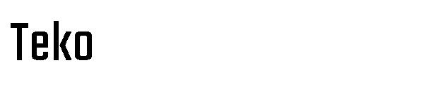 Teko字体