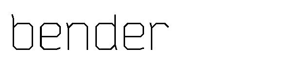 bender字体