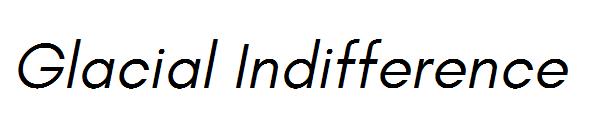 Glacial Indifference字体