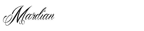 Mardian字体