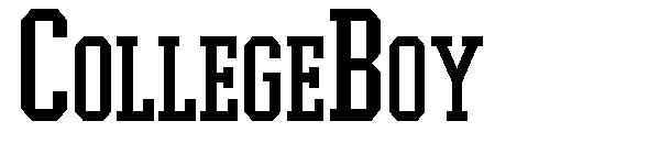 CollegeBoy字体