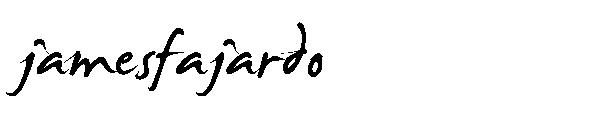 jamesfajardo字体