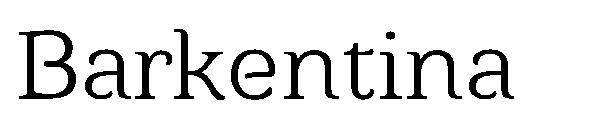 Barkentina字体