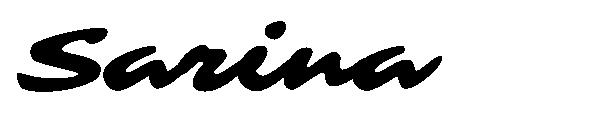 Sarina字体