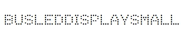 busleddisplaysmall字体