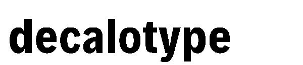 decalotype字体