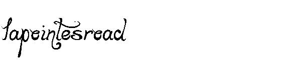 lapointesroad字体