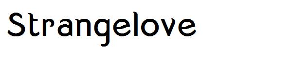 Strangelove字体