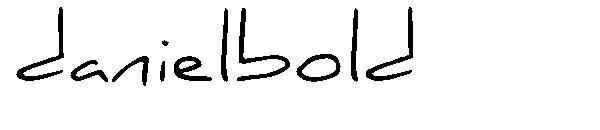 danielbold字体